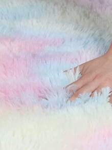 Alfombra de tie dye felpa - Multicolor - Ver 3