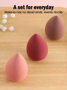 3 Miếng mút trang điểm, Thích hợp cho kem che khuyết điểm dạng kem & dạng phấn, Cọ trang điểm dạng phấn, Giá rẻ, Quà tặng tất, Trang điểm, Dụng cụ trang điểm, Đồ giá rẻ, Quà tặng, Quà tặng cho phụ nữ, Quà tặng Giáng sinh - Nhiều màu - Xem 6