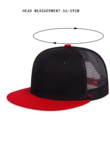 男士雙色嘻哈帽 - 彩色 - 查看 4