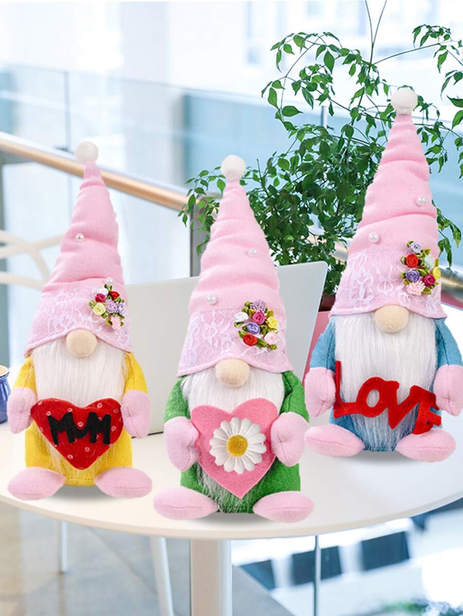 1pc Mother's Day Random Gonk Decoration - Multicolor - View 1