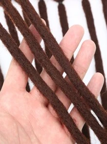 10pcs Synthetic Crochet Dreadlocks Hair Extension - Mocha Brown - View 6