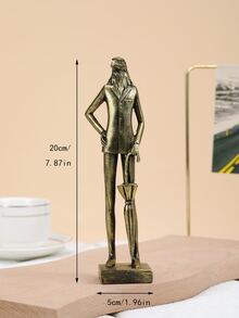 1pc Figure Design Decoration Craft - Multicolor - View 5