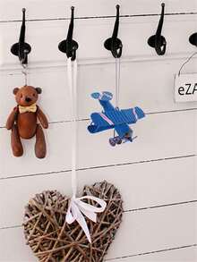 3 piezas Decoración mini avión - Multicolor - Ver 4