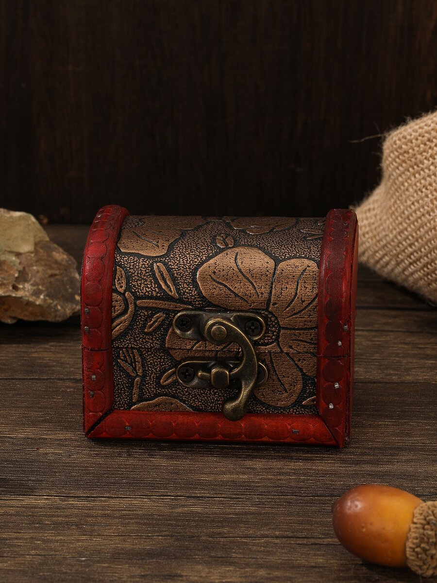 1pc Flower Detail Vintage Design Decoration Craft - Multicolor - View 1