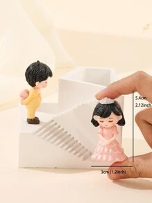2pcs Figure Design Decoration Craft - Multicolor - View 3