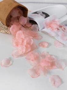 500 chiếc trang trí ném cánh hoa nhân tạo - Màu Hồng  San hô - Xem 1