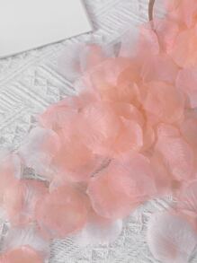 500 chiếc trang trí ném cánh hoa nhân tạo - Màu Hồng  San hô - Xem 8