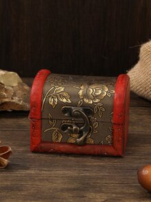 1pc Flower Detail Vintage Design Decoration Craft - Multicolor - View 1