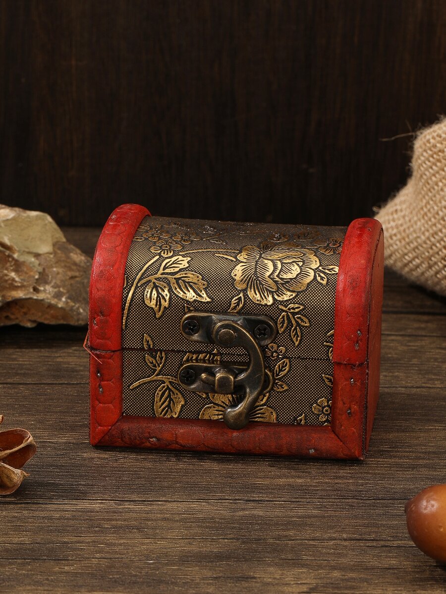 1pc Flower Detail Vintage Design Decoration Craft - Multicolor - View 1