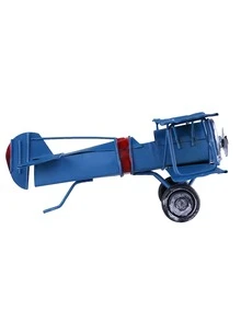 1pc Airplane Decoration Craft - Blue - View 4