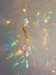 1pc Star & Moon Decor Wall Hanging - Multicolor - View 4