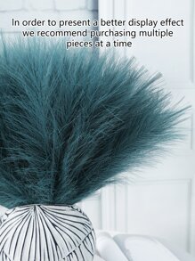 8/10入組人工蘆葦和鬆葉草裝飾,適用於廚房、婚禮、聖誕節,逼真仿真草用於室內外使用,家居花瓶填充,diy裝飾 - 水鴨藍 - 查看 5