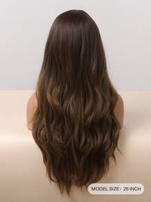 Peluca sintética largo ondulado - Degradado - Ver 2