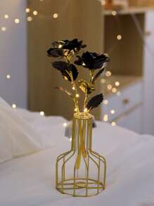 1pc Flower Design Decoration Light - Yellow - View 6