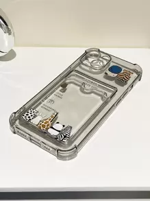 Backview Animal TPU Anti-Drop Phone Case Compatible With Iphone 17, 17 Pro, 17 Pro Max, 16, 16 Pro, 16 Plus, 16 Pro Max, 16E, 15, 14, 13, 12, Mini, 7P/8P