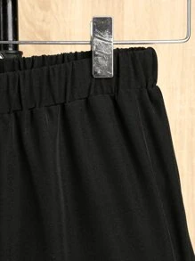 SHEIN 男孩佩斯利和日文字元圖案和服罩衫和短褲