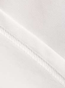 SHEIN Chicos Camiseta con estampado de dibujos animados - Blanco - Ver 5