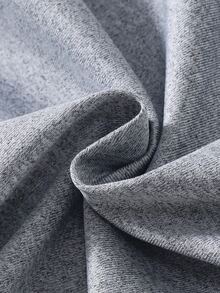 Girls Letter Graphic Asymmetrical Neck Tee - Grey - View 7