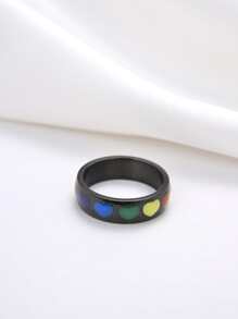 男士愛心圖案戒指