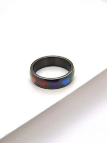 男士愛心圖案戒指