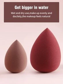 4PCS Makeup Sponge, Suitable For Cream & Powder Concealer, Loose Powder Makeup Applicator