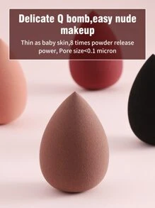 4PCS Makeup Sponge, Suitable For Cream & Powder Concealer, Loose Powder Makeup Applicator