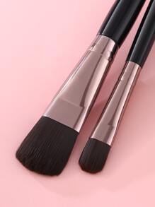 15 piezas Juego de brochas de maquillaje Premium con cerdas sintéticas, Juego de brochas para difuminar sombras de ojos, Herramientas cosméticas para rostro y ojos, Juego de brochas, Juego de brochas de maquillaje, Juego de maquillaje completo, Juego de brochas de maquillaje, Kit de maquillaje completo, Juego de brochas, Juego de brochas de maquillaje, Juego de regalo de maquillaje - Multicolor - Ver 4