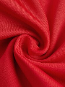 Cut Out Racerback Sports Bra - Red - View 5