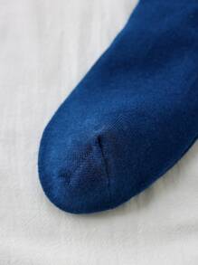 2雙素色中筒襪 - 彩色 - 查看 3