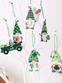 9 piezas Colgante de pared gnomo al azar - Multicolor - Ver 1