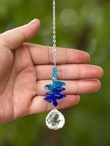 1 pieza Colgante de pared con diseño de cristal - Multicolor - Ver 2