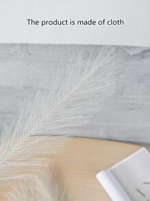 1set 8/10pcs Artificial Reeds And Scirpus Decorative For Kitchen Wedding, Diy Decoration, Realistic Simulated Lawn For Indoor And Outdoor Use, Home Room Flower Vase Filler - Champagne - View 5