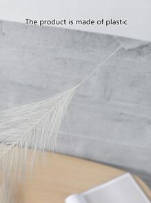 1set 8/10pcs Artificial Reeds And Scirpus Decorative For Kitchen Wedding, Diy Decoration, Realistic Simulated Lawn For Indoor And Outdoor Use, Home Room Flower Vase Filler - Champagne - View 6