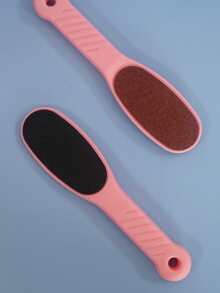 Lima profesional para pies de pedicura, 1 herramienta de pedicura reutilizable para fregar los pies, la mejor herramienta de pedicura para el cuidado de los pies para eliminar la piel dura y la piel muerta, usar tanto en pies húmedos como secos - Rosa - Ver 6