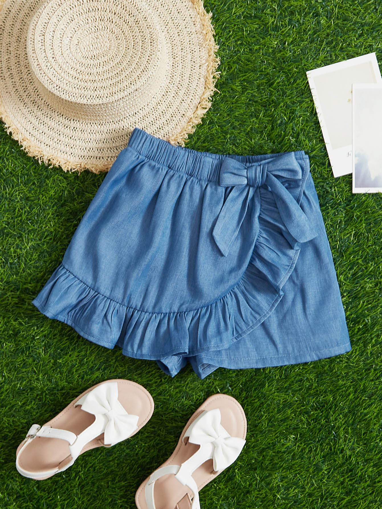 Tween Gingham Shanonly Active Skort