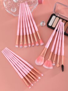 18pcs Makeup Brush Sets Premium Synthetic Hair Eyeshadow Blending Brush Sets Cosmetics Tools For Face And Eyes,Brush Set,Makeup Brush Kit,Make Up Brush Set,Make Up Set Complete,Makeup Brush Set,Complete Makeup Kit,Brush Kit,Brushes Makeup Set,Makeup Gift Set - Pink - View 2