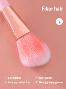 18pcs Makeup Brush Sets Premium Synthetic Hair Eyeshadow Blending Brush Sets Cosmetics Tools For Face And Eyes,Brush Set,Makeup Brush Kit,Make Up Brush Set,Make Up Set Complete,Makeup Brush Set,Complete Makeup Kit,Brush Kit,Brushes Makeup Set,Makeup Gift Set - Pink - View 3