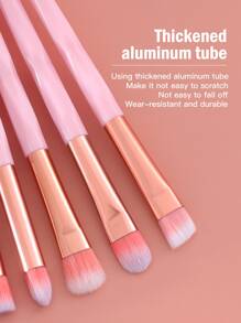 18pcs Makeup Brush Sets Premium Synthetic Hair Eyeshadow Blending Brush Sets Cosmetics Tools For Face And Eyes,Brush Set,Makeup Brush Kit,Make Up Brush Set,Make Up Set Complete,Makeup Brush Set,Complete Makeup Kit,Brush Kit,Brushes Makeup Set,Makeup Gift Set - Pink - View 4