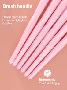 18pcs Makeup Brush Sets Premium Synthetic Hair Eyeshadow Blending Brush Sets Cosmetics Tools For Face And Eyes,Brush Set,Makeup Brush Kit,Make Up Brush Set,Make Up Set Complete,Makeup Brush Set,Complete Makeup Kit,Brush Kit,Brushes Makeup Set,Makeup Gift Set - Pink - View 5