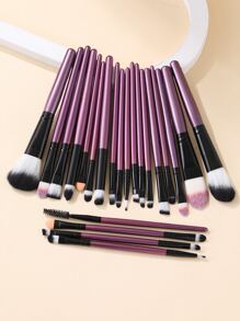22pcs Makeup Brush Set,Brush Set,Makeup Brush Kit,Make Up Brush Set,Make Up Set Complete,Makeup Brush Set,Complete Makeup Kit,Brush Kit,Brushes Makeup Set,Makeup Gift Set,Set - Purple - View 2