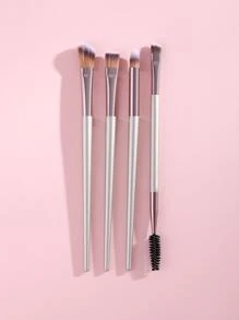 4pcs Makeup Brush Set,Brush Set,Makeup Brush Kit,Make Up Brush Set,Make Up Set Complete,Makeup Brush Set,Complete Makeup Kit,Brush Kit,Brushes Makeup Set,Makeup Gift Set,Set - Champagne - View 1