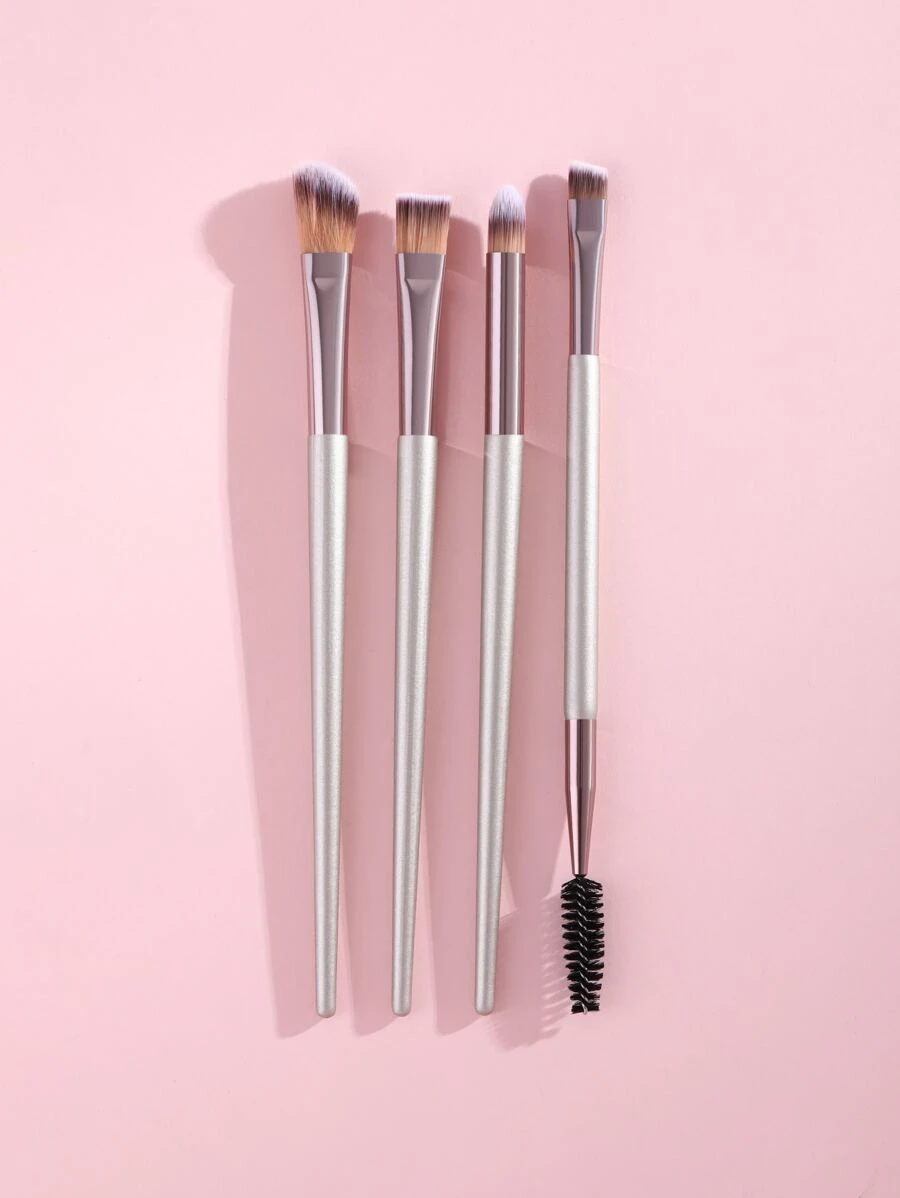 4pcs Makeup Brush Set,Brush Set,Makeup Brush Kit,Make Up Brush Set,Make Up Set Complete,Makeup Brush Set,Complete Makeup Kit,Brush Kit,Brushes Makeup Set,Makeup Gift Set,Set - Champagne - View 1