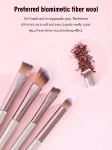4pcs Makeup Brush Set,Brush Set,Makeup Brush Kit,Make Up Brush Set,Make Up Set Complete,Makeup Brush Set,Complete Makeup Kit,Brush Kit,Brushes Makeup Set,Makeup Gift Set,Set - Champagne - View 5