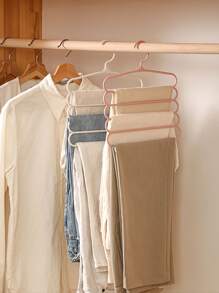 1 pièce Cintre de pantalon multifonction de couleur aléatoire - Multicolore - Voir 3