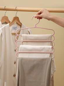 1 pièce Cintre de pantalon multifonction de couleur aléatoire - Multicolore - Voir 4