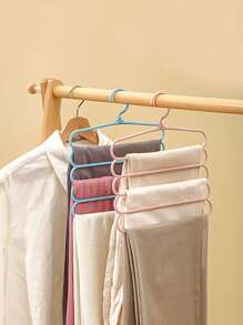 1 pièce Cintre de pantalon multifonction de couleur aléatoire - Multicolore - Voir 5