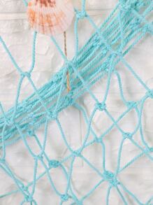 1 pieza Colgante de pared con abertura de pez red - verde menta - Ver 4