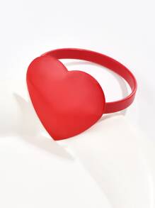 1pc Heart Decor Napkin Ring