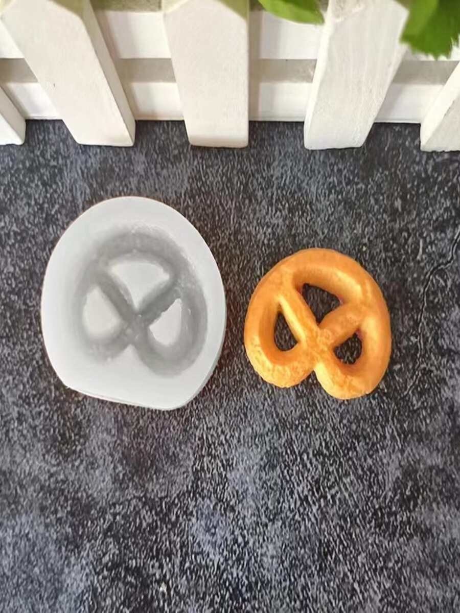 1pc Cookie Design Candy Mold - White - View 1