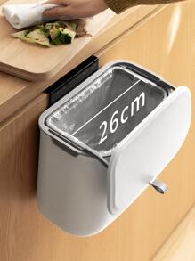 1入組掛壁式垃圾筒 - 白色 - 查看 6
